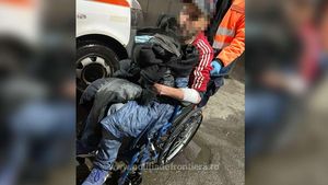 Un sirian, în stare de hipotermie, salvat de polițiștii de frontieră. Bărbatul călătorea clandestin spre Germania