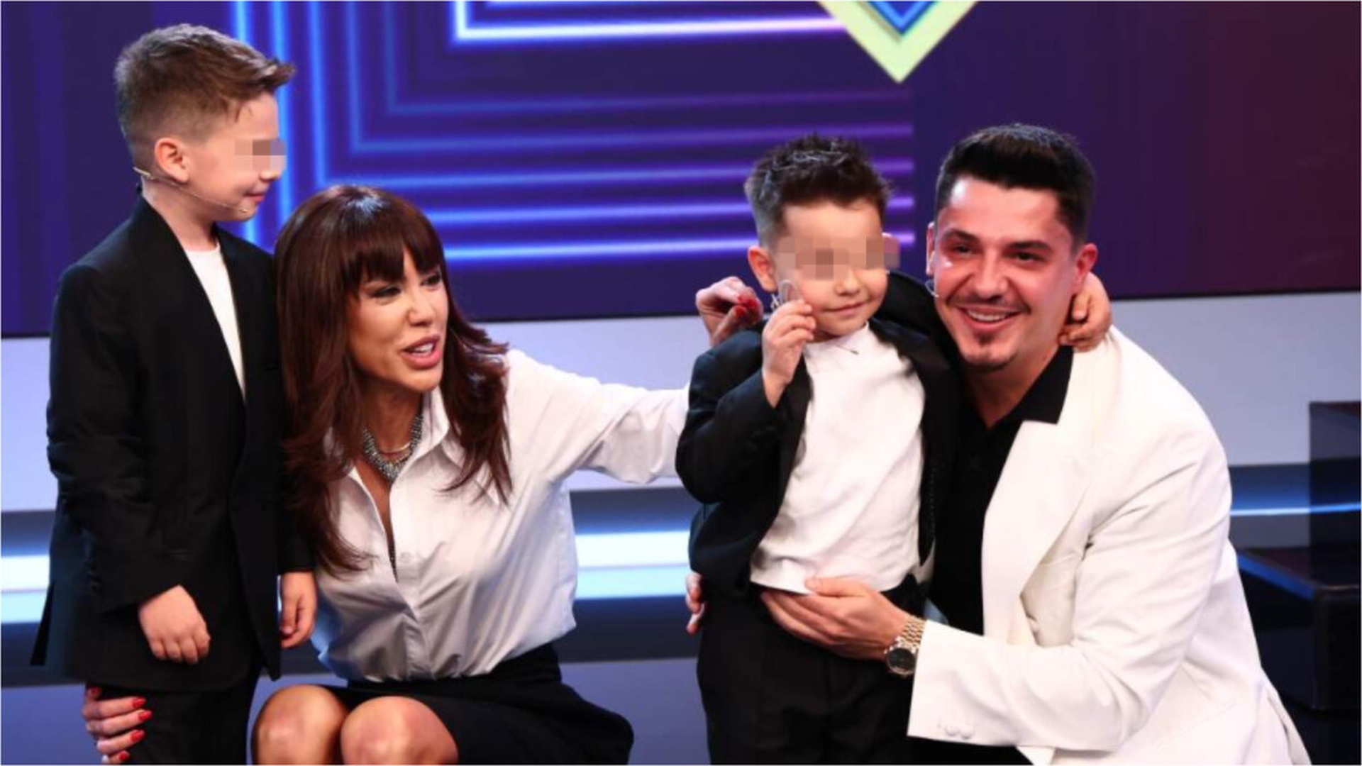 BDLP, prima apariție la TV împreună cu Vanessa și copiii lui. Tiago și Franco au făcut deliciul publicului!