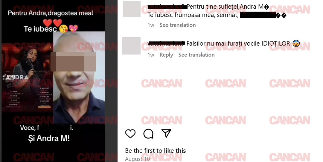 IMAGINI ÎN PREMIERĂ. Motivul pentru care soții Măruță au cerut ordin de protecție. Hărțuitorul a făcut o obsesie pentru Andra: ”Te iubesc mult, îngeraș!”