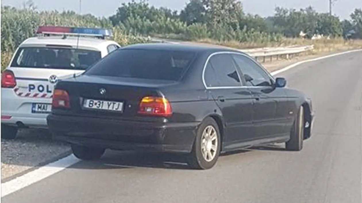 BMW cu şofer poliţist sub acoperire! Cum îi împinge pe ceilalţi şoferi la contravenţii
