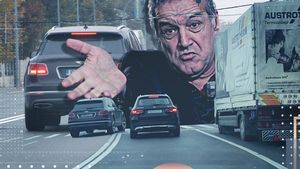Gigi Becali, “Regele șoselelor“ Grăbit spre casă, multimilionarul a depășit o mașină care aștepta la “STOP” și a trecut pe roșu