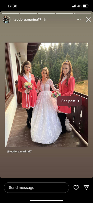 Teodora de la Insula Iubirii s-a căsătorit! Primele imagini cu fosta concurentă în rochie de mireasă