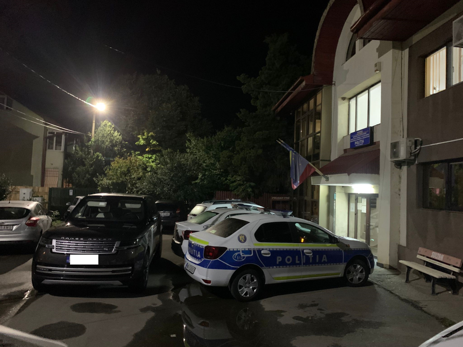 Audierile s-au desfășurat la sediul Poliției Snagov (Foto: CANCAN.RO)