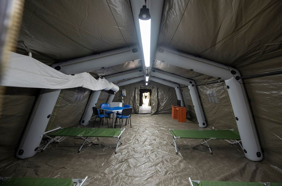 Cum arată până acum lucrările la instalarea spitalului de nivel ROL 2 la Institutul „Ana Aslan”! FOTO
