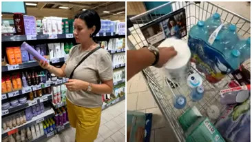 2 români, stabiliți în Italia, au avut parte de șocul vieții lor într-un supermarket din România. Cât au plătit pentru un coș de cumpărături