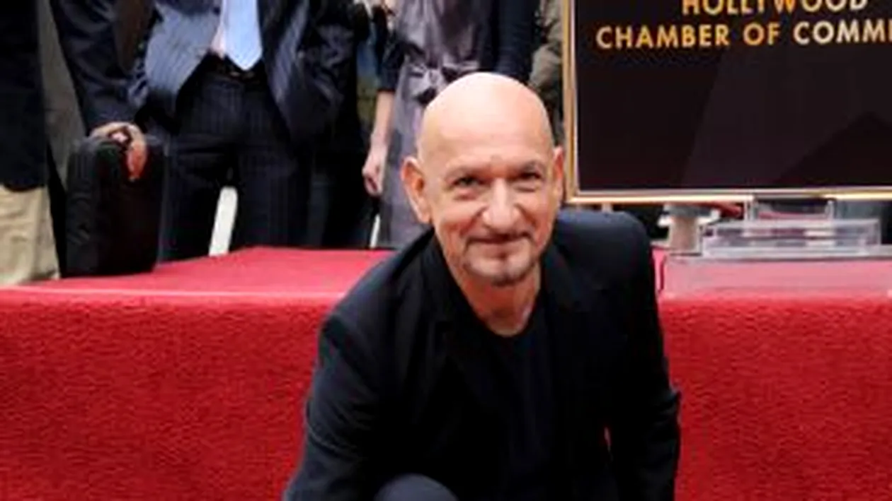 Ben Kingsley a primit o stea pe Hollywood Walk of Fame