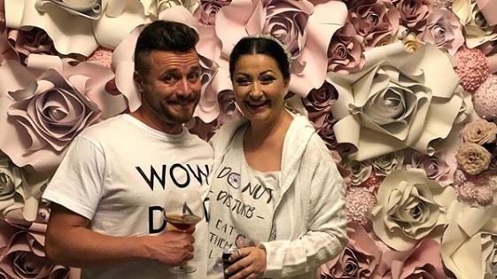 Gabriela Cristea și Tavi Clonda, petrecere în pijamale după nuntă