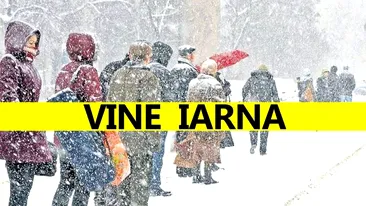 Vine iarna în România! Meteorologii anunță vânt puternic și ninsoare