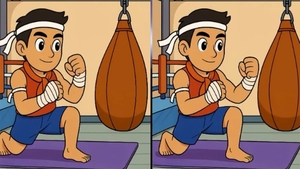 Test de perspicacitate | Identificați toate cele 3 diferențe între cei doi sportivi din cele două imagini