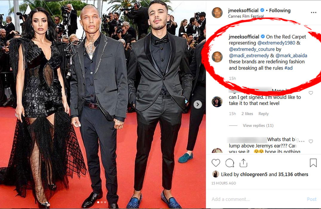 Jeremy Meeks nu i-a dat tag Andreei Sasu, la fotografia pe care a postat-o