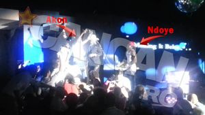 N’Doye s-a crezut mai tare ca Akon! I-a turnat o sticla cu sampanie in cap, apoi l-a luat de o aripa si l-a bruscat!