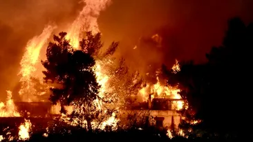 MAE: Riscul incendiilor de vegetație se menține și sâmbătă în Grecia