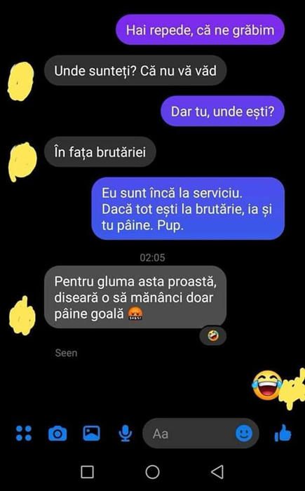 Bancul zilei | Iubire, să iei și tu pâine. Aaaa, și salutări de la Maria, cealaltă iubită a ta