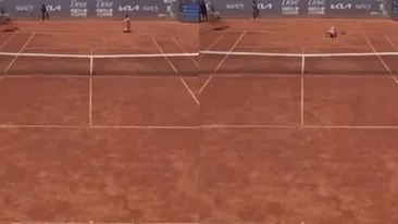 Un jucător de tenis s-a PRĂBUȘIT de două ori pe teren! Ce s-a întâmplat cu el, în timpul partidei