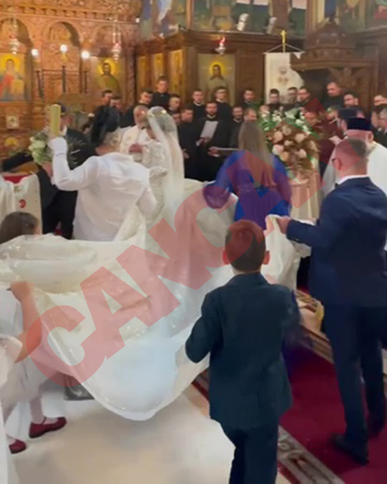 Maria Iordănescu, fiica fostului selecționer al României, s-a cununat religios (Foto: CANCAN.RO)