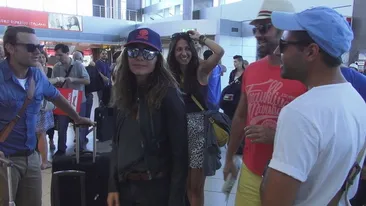 EXCLUSIV CANCAN.RO! Despina Vandi, primul concert in Romania. Cantareata a ajuns in aceasta dimineata la Bucuresti