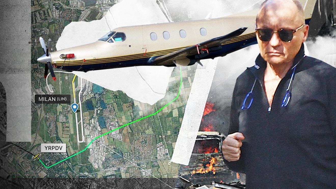 Avem traseul aeronavei condusă de Dan Petrescu! Milionarul a intrat cu avionul într-o clădire la doar câteva minute după decolare