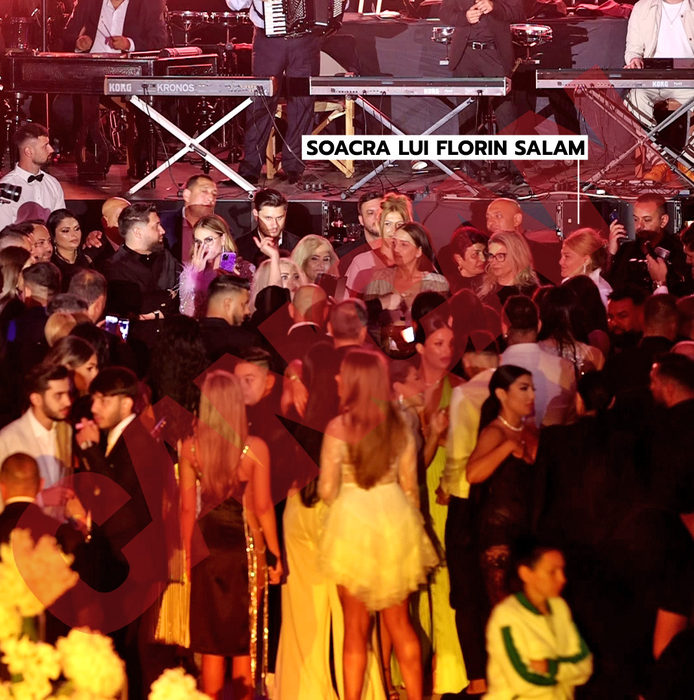 Florin Salam i-a cântat soacrei sale o melodie în care au curs cuvintele pline de emoție (Foto: CANCAN.RO)
