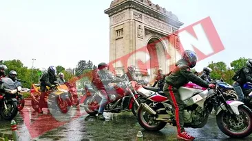 Protest pe doua roti In Capitala