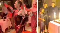 Anamaria Prodan s-a dat în spectacol pe manele într-un restaurant de lux din Dubai. A fost filmată în timp ce se săruta pasional cu soțul ei, Laurențiu Reghecampf