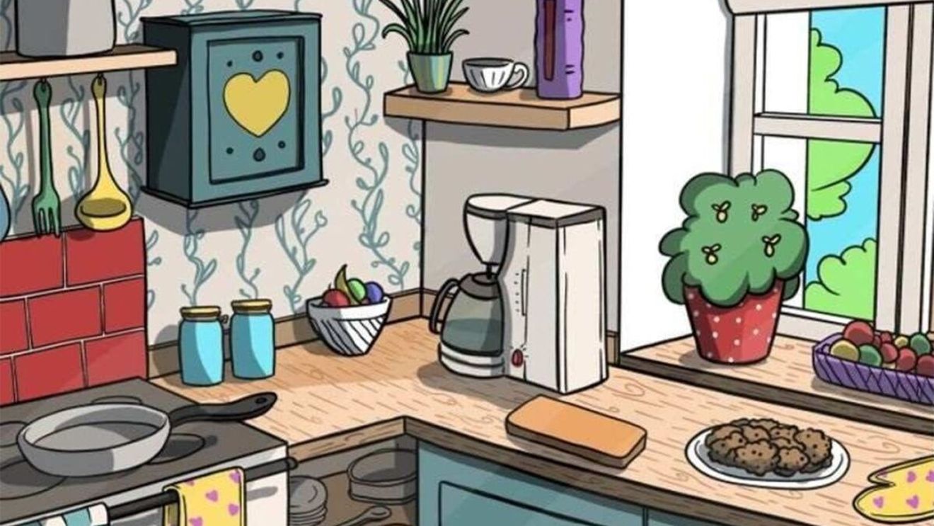 Test de inteligență | Găsiți șoricelul ascuns în bucătărie, în maximum 25 de secunde!