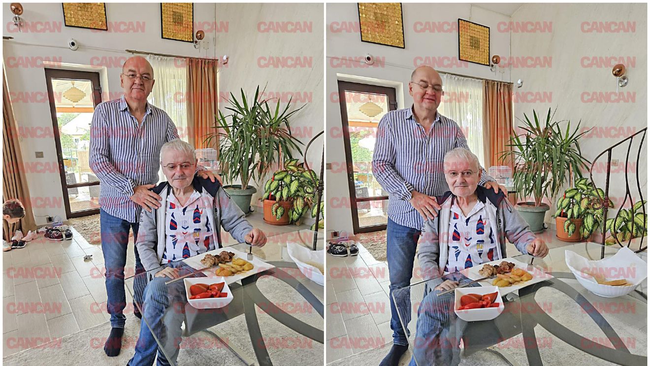 Suferinţa şi-a pus amprenta pe chipul lui Irinel Columbeanu! Vizibil afectat de boală, dar fericit că a plecat din azil de Paşte: "M-a invitat la el acasă"