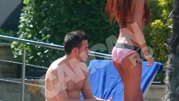 VIDEO Ce buna e Bianca la piscina! A iesit cu Cristea la soare!