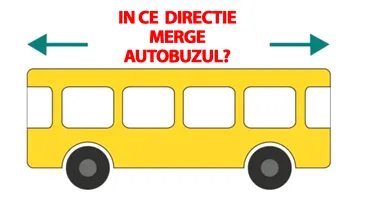 Test de inteligență | În ce direcție merge autobuzul din această poză, de fapt?