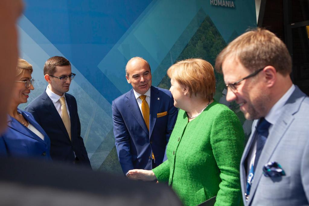 Rareș Bogdan, întrevedere cu Angela Merkel la Sibiu: „Locul nostru este în prima linie”