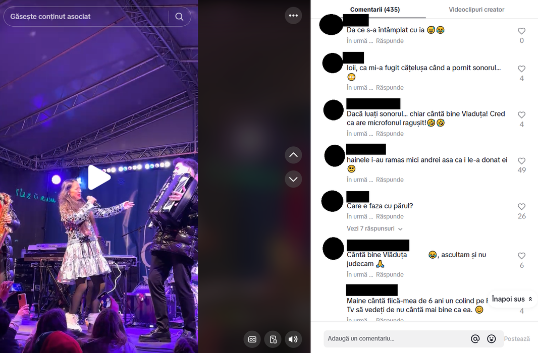 Vlăduța Lupău, pusă la zid după ce a cântat în Parcul Mogoșoaia: ”Săraca de ea. Ce a pățit?!”