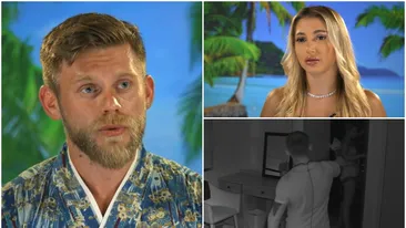 Sângele a dat în clocot la Insula Iubirii! N-a mai ţinut cont de camere şi a intrat peste ea în dormitor, la Antena 1