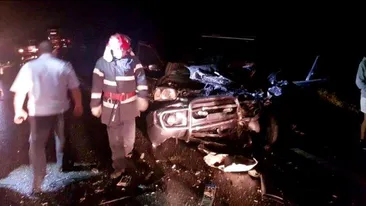 Accident cu 10 victime în Satu Mare! Un microbuz a lovit două autoturisme
