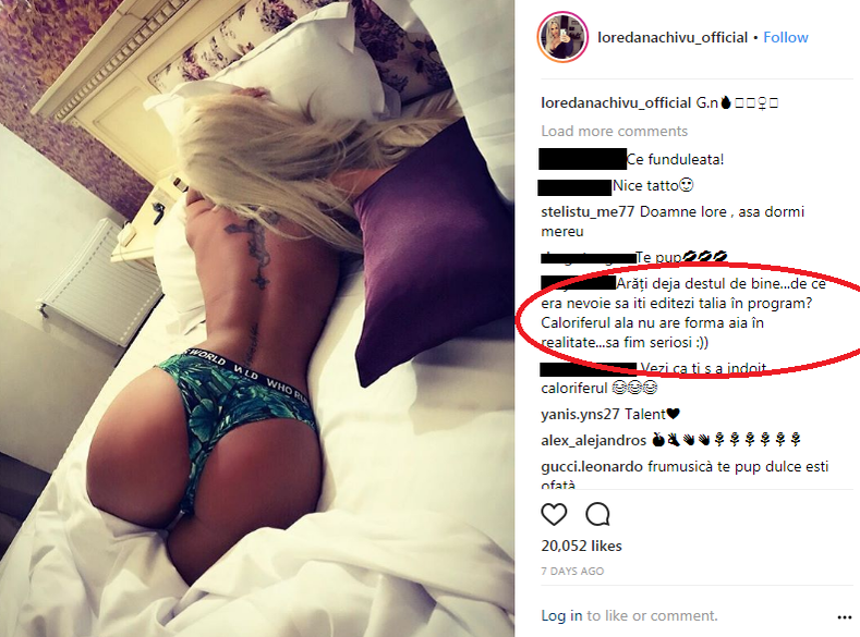Loredana Chivu s-a făcut de râs pe Instagram