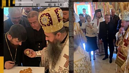 Gigi Becali a adus în România moaște de la muntele Athos!