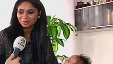 Laurette vrea sa o boteze pe fiica ei, Serena Luce Maria, in Israel!