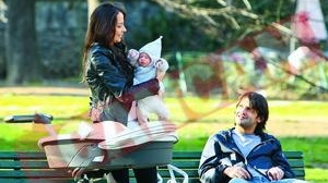 Adelina Chivu a  petrecut prima zi departe de fiica ei