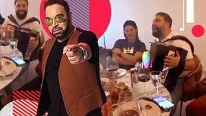Florin Salam, show la masa de Crăciun pentru Bianca Drăgușanu și Roxana Dobre