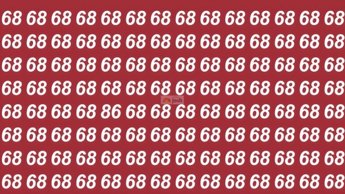 Test de inteligență | Identificați singurul număr care nu este 68!