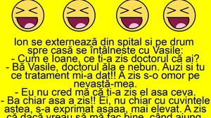 BANC | Ion se externează din spital și, pe drum spre casă, se întâlnește cu Vasile