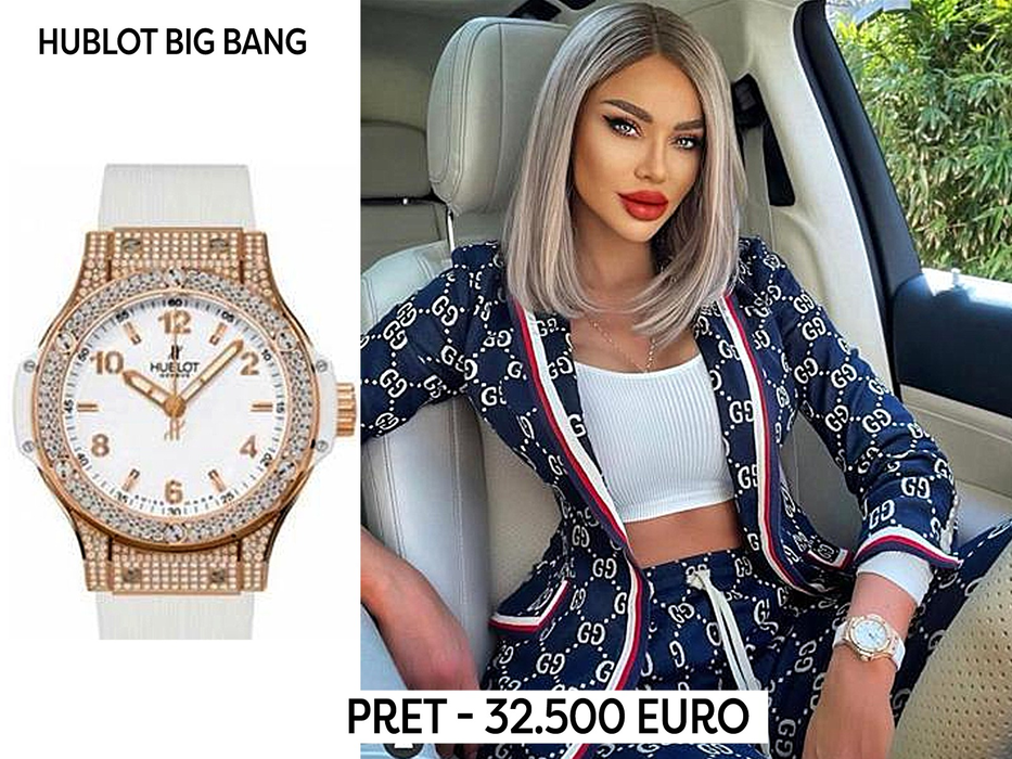 Hublot Big Bang, un alt ceas de care blondina s-a îndrăgostit