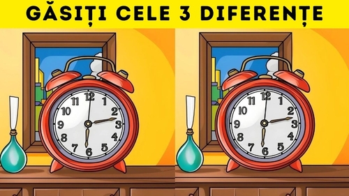 Test de perspicacitate | 3 diferențe în doar 20 de secunde. Numai geniile le găsesc!