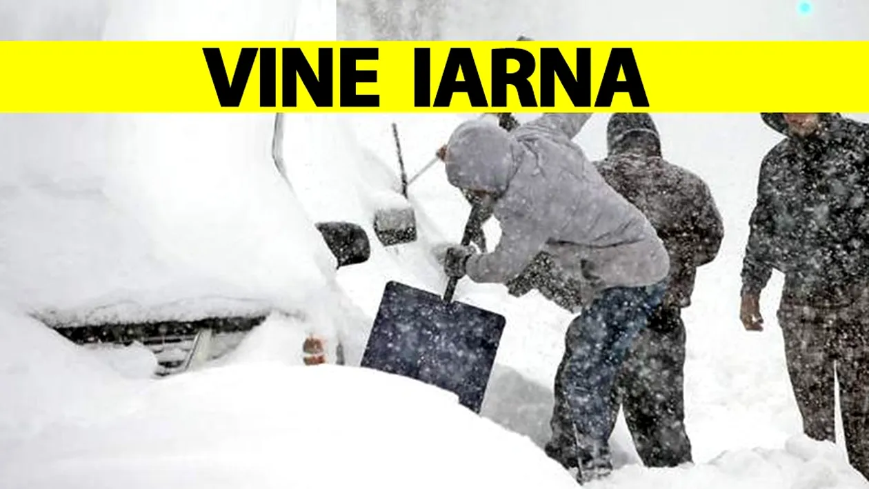 ANM, anunț devastator! Când vin ninsorile în România
