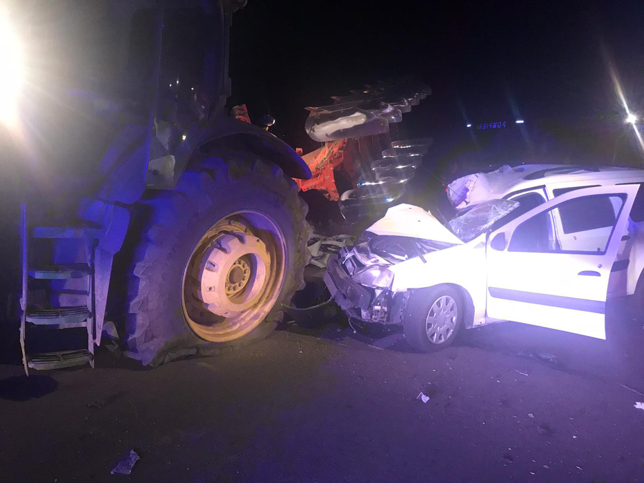 Noapte neagră pe șoselele din Giurgiu