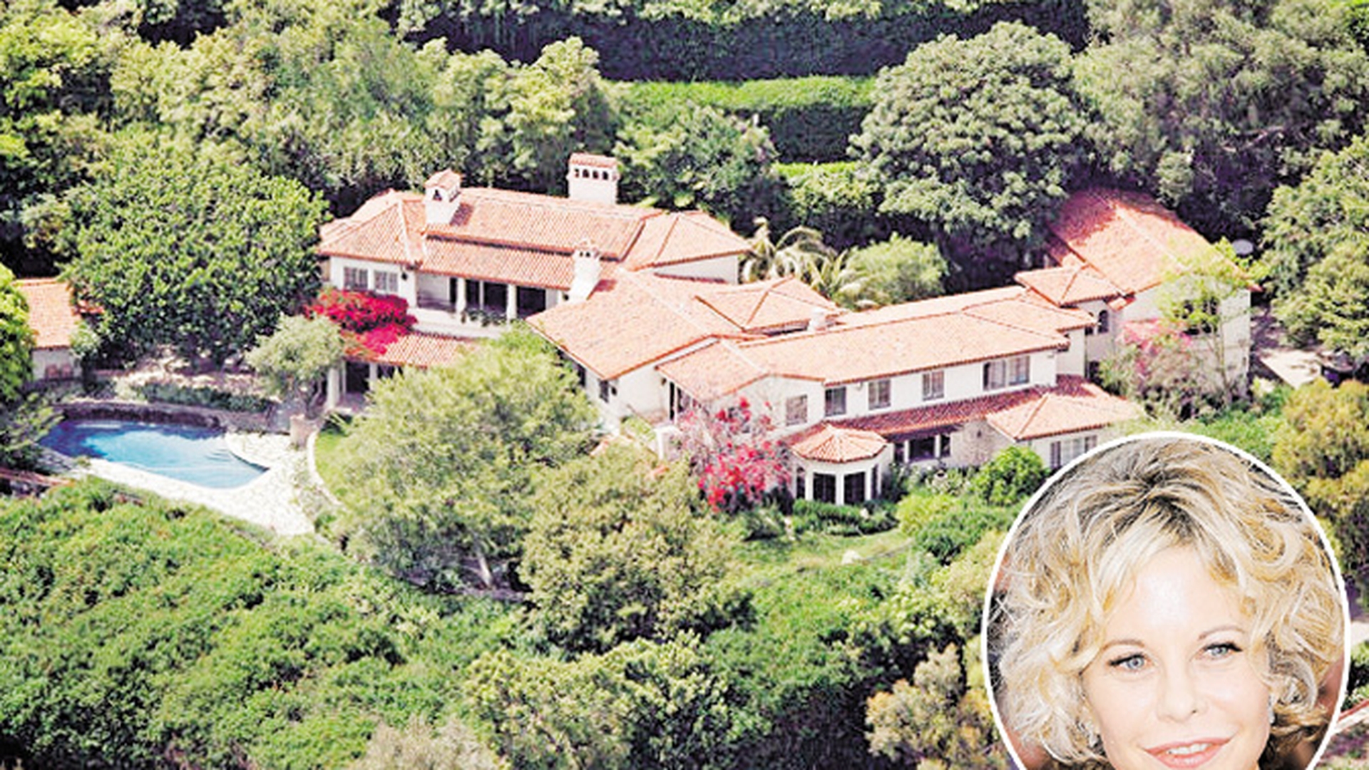 Meg Ryan a renuntat la vila din Bel Air ca sa se mute cu iubitul. Si-a vandut micul paradis