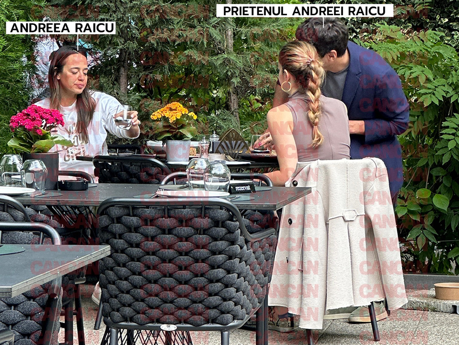 Andreea Raicu, întâlnire cu prietenii în oraș