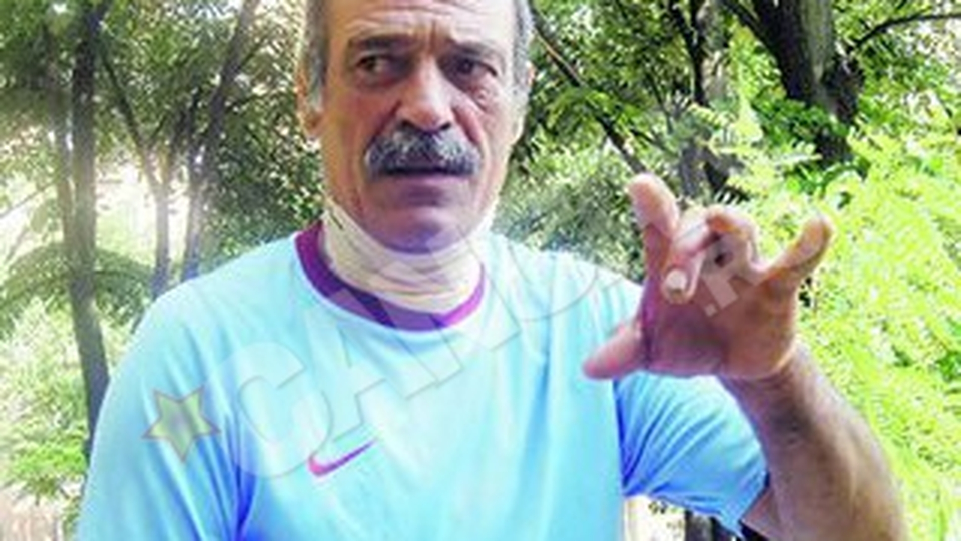 Supravietuitor dupa un accident incredibil: "Mi-am taiat gatul cu flexul"