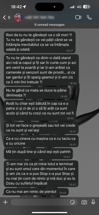 Schimbul de replici dintre Gabriel Botez si Roxana