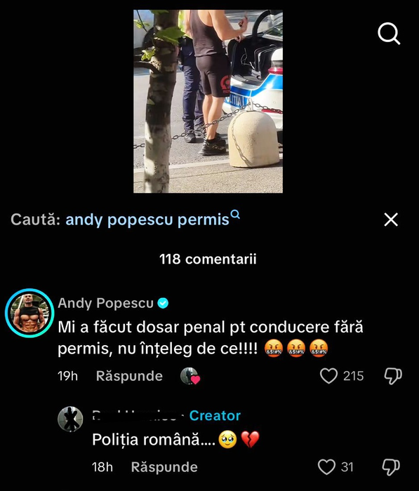 Antreprenorul Andy Popescu, scandal cu Poliția după ce a fost oprit în trafic. Prima reacție a autorităților
