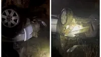 Accident grav în Dolj. Un tânăr de 26 de ani a murit, după ce mașina în care se afla, s-a răsturnat