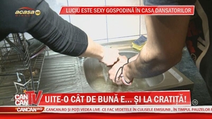 Sexy gospodina Luciu a trecut la cratiţă! Găteşte pentru dansatorii ei şi le face curat în casă, la primele ore ale dimineţii